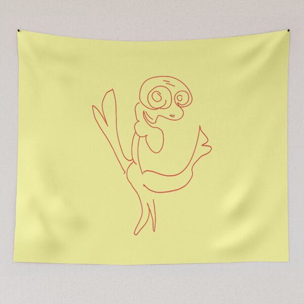 Item preview, Excited Chicken Line Art designed and sold by vibeno1.