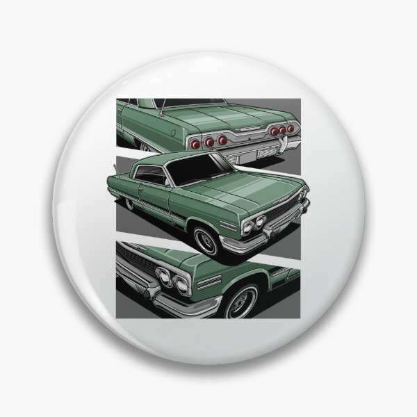 Item preview, Classic 1963 Chevrolet Impala Ss Green designed and sold by vektoranda.