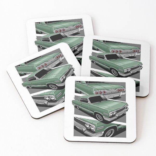 Item preview, Classic 1963 Chevrolet Impala Ss Green designed and sold by vektoranda.