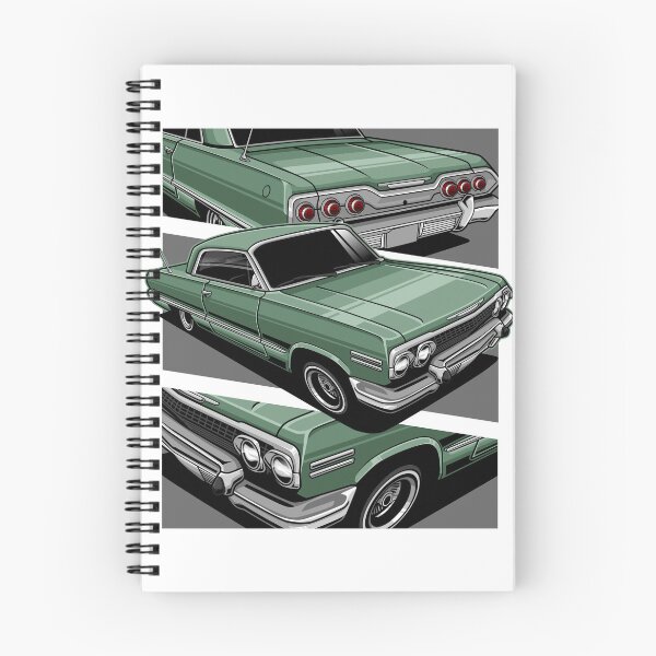 Item preview, Classic 1963 Chevrolet Impala Ss Green designed and sold by vektoranda.