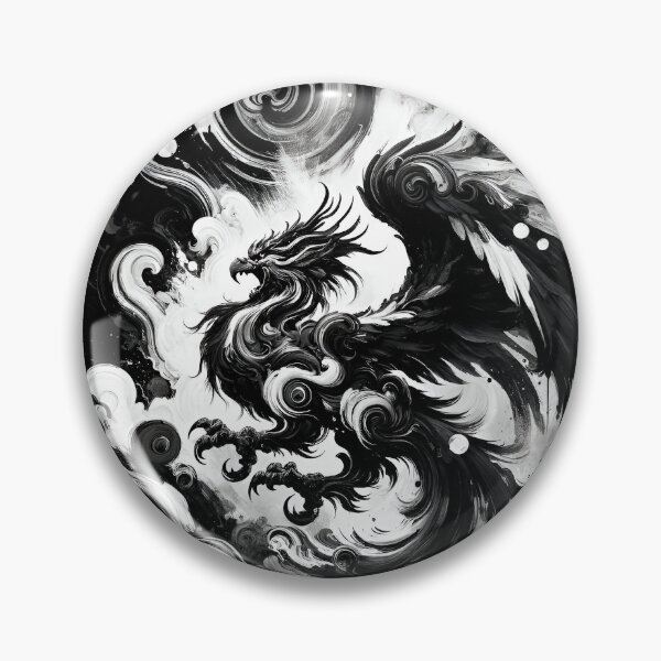 Item preview, Monochromatic Maelstrom: Phoenix in the Abyss designed and sold by mahajone.