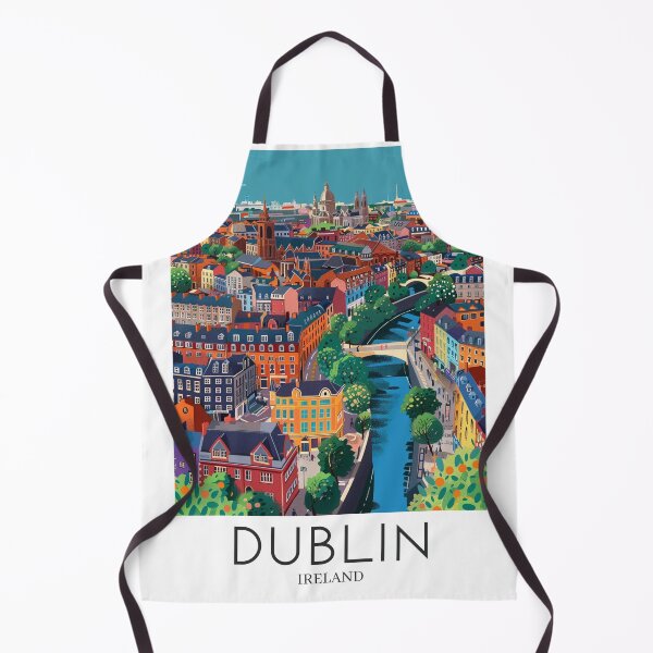 Item preview, A Pop Art Travel Print of Dublin - Ireland designed and sold by StudioRedKoala.