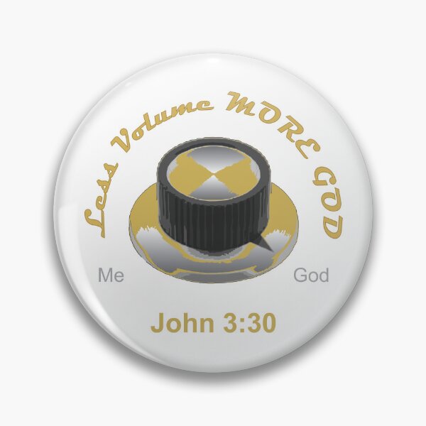 Item preview, Less Volume More God Volume Knob art designed and sold by TerScott.