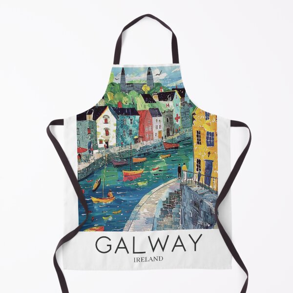 Item preview, A Pop Art Travel Print of Galway - Ireland designed and sold by StudioRedKoala.
