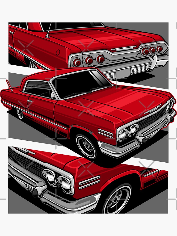 CHEVROLET　Impala63 coupe A3Poster CHEVROLET Impala63 coupe A3Poster CHEVROLET Impala63 coupe