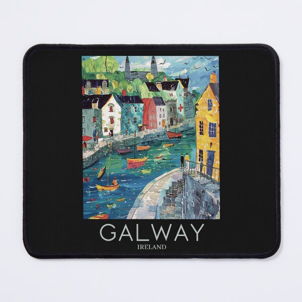 Item preview, A Pop Art Travel Print of Galway - Ireland designed and sold by StudioRedKoala.