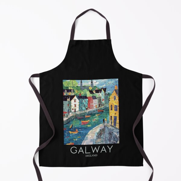 Item preview, A Pop Art Travel Print of Galway - Ireland designed and sold by StudioRedKoala.