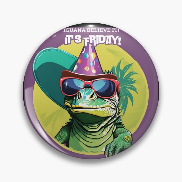 Item preview, Iguana belive it! It's Friday! designed and sold by FitEnvy.
