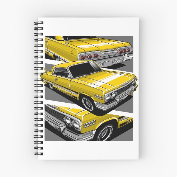 Item preview, Classic 1963 Chevrolet Impala Ss Yellow designed and sold by vektoranda.