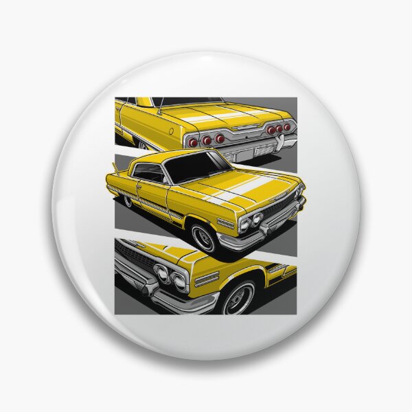 Item preview, Classic 1963 Chevrolet Impala Ss Yellow designed and sold by vektoranda.
