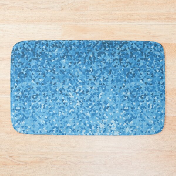 Item preview, Blue Geometric Triangle Pattern designed and sold by Shapes & Fragments.