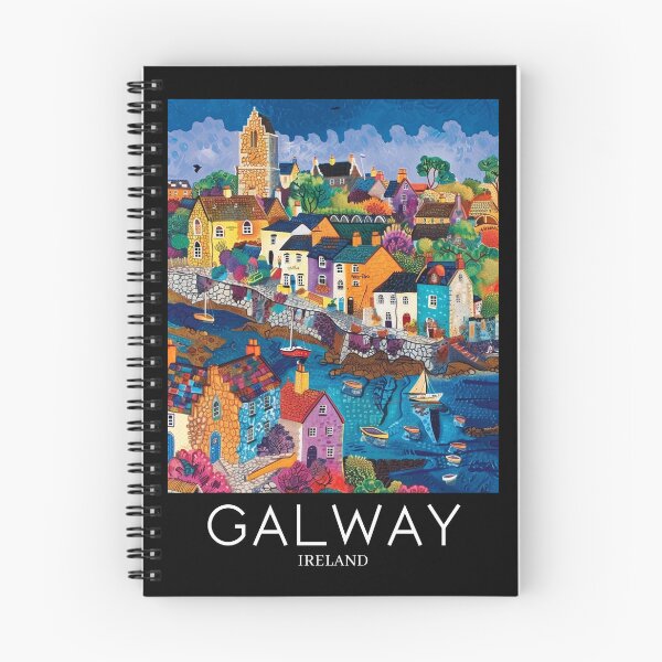 Artikelvorschau, Ein Pop-Art-Reisedruck von Galway – Irland entworfen und verkauft von StudioRedKoala.