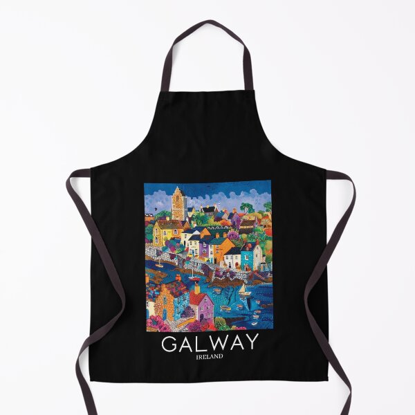 Item preview, A Pop Art Travel Print of Galway - Ireland designed and sold by StudioRedKoala.