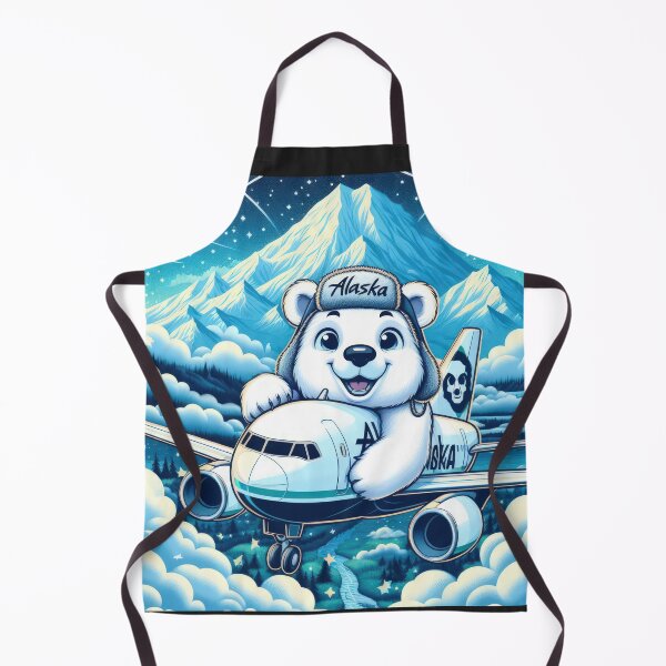 Item preview,  Alaska airlines aviation with a polar white bear designed and sold by Expressions-Sel.