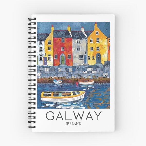 Item preview, A Pop Art Travel Print of Galway - Ireland designed and sold by StudioRedKoala.