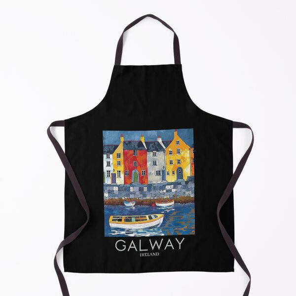 Item preview, A Pop Art Travel Print of Galway - Ireland designed and sold by StudioRedKoala.
