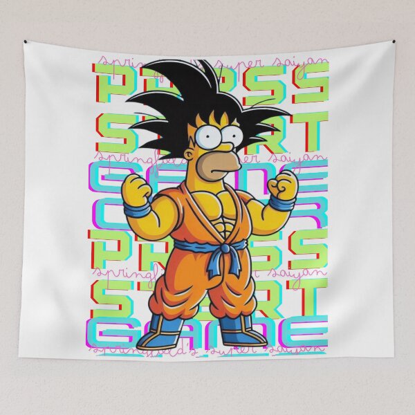 Item preview, Springfield's Super Saiyan! designed and sold by Print Fiction.