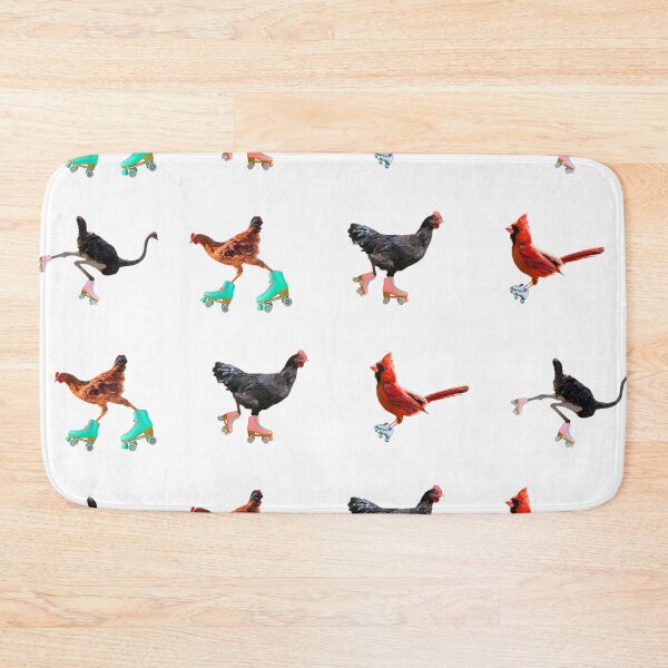 Item preview, Chickens Hen Ostrich Cardinal Roller Skating Birds for Rollerskaters designed and sold by julyperson.