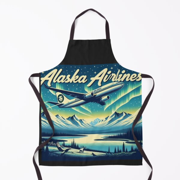 Item preview, Alaska airlines aviation with a northern landscape designed and sold by Expressions-Sel.