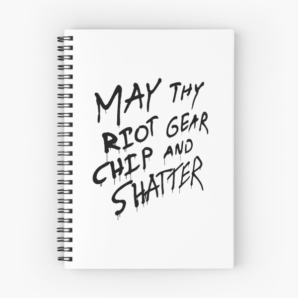 Item preview, May Thy Riot Gear Chip and Shatter designed and sold by blackinkmice.