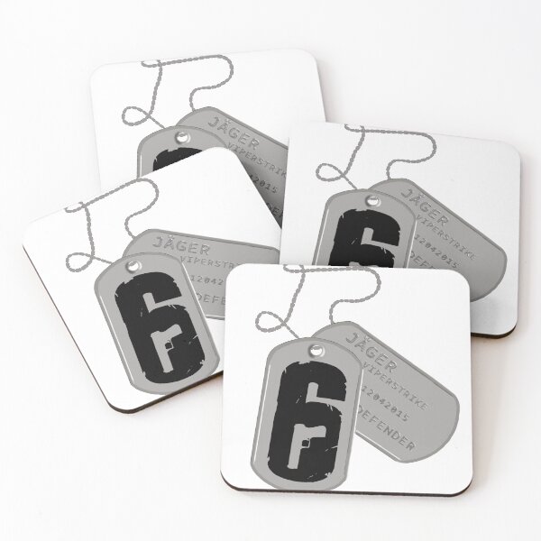 Item preview, Six Siege Dog Tags  designed and sold by Emma Sangorska.