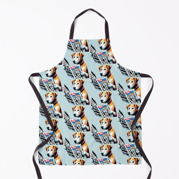 Item preview, Dog reading newspaper designed and sold by NinjaL11.