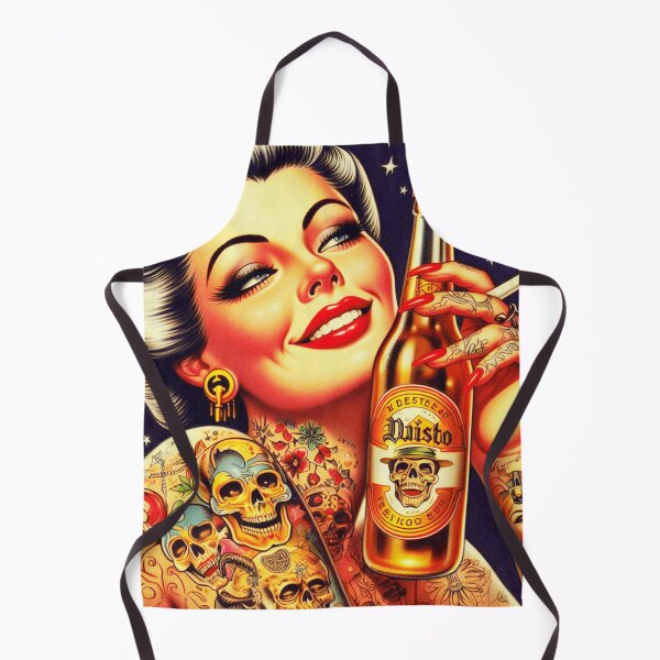 Item preview, Vintage Beer Girl designed and sold by PulpVintage.