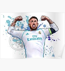 Sergio Ramos - Real Madrid Poster