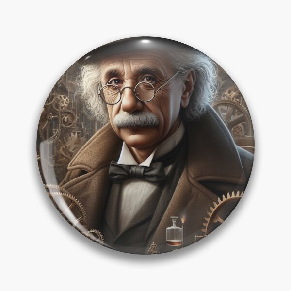 Item preview,  Einstein Steampunk  designed and sold by sevenmountains.