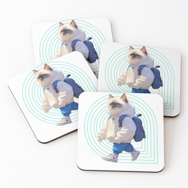Item preview, Cute Cat Kawaii Cat Kitten Cat Funny Cat Hello Kindergarten designed and sold by khetchDesign.