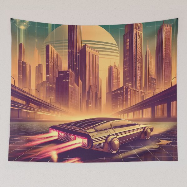 Item preview, Neo-Metropolis Sunset designed and sold by JuniperFinch.