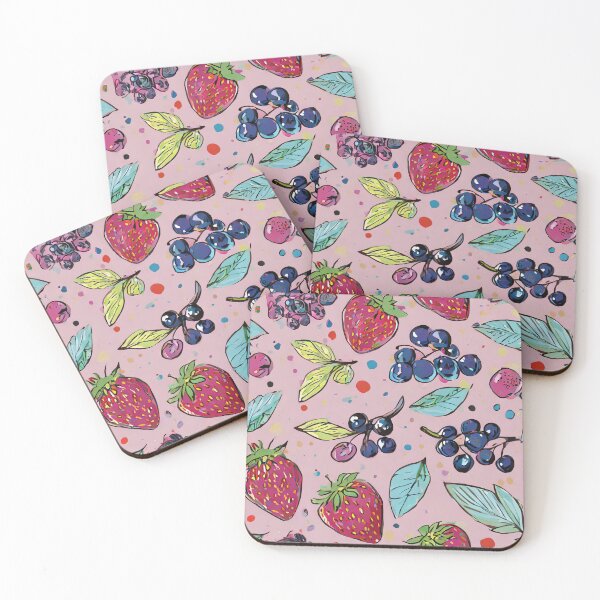 Item preview, pattern of flowers and berries designed and sold by Alenus.