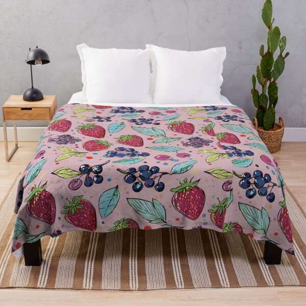 Item preview, pattern of flowers and berries designed and sold by Alenus.