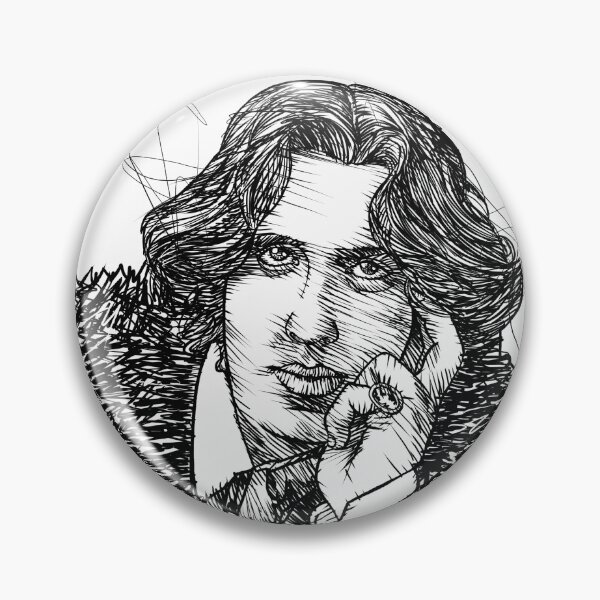 Item preview, OSCAR WILDE ink portrait .3 designed and sold by lautir.