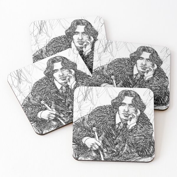 Item preview, OSCAR WILDE ink portrait .3 designed and sold by lautir.