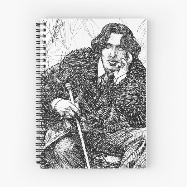 Item preview, OSCAR WILDE ink portrait .3 designed and sold by lautir.