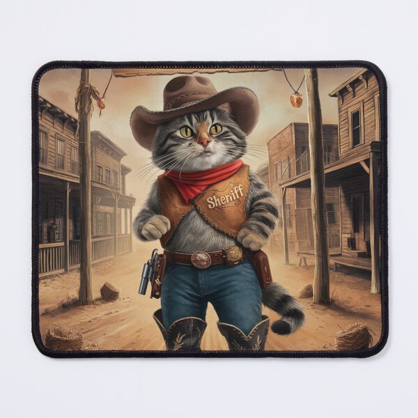 Item preview, Cat is back in town designed and sold by DeadSocietyArt.
