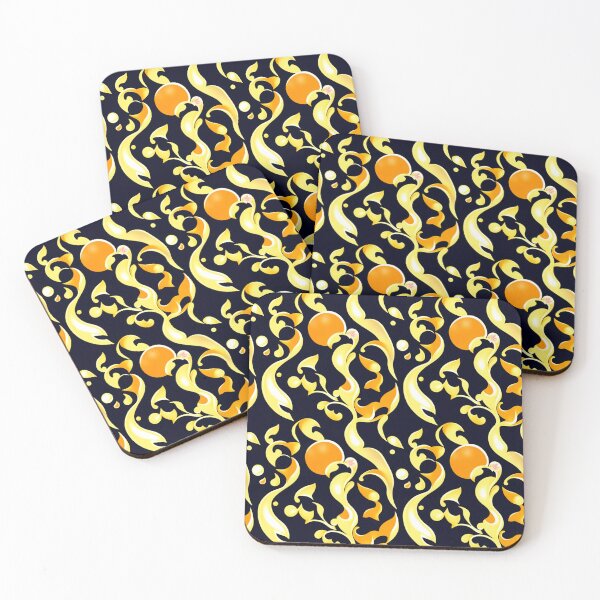 Item preview, Bright Orange Moon lace designed and sold by Andy Merz.