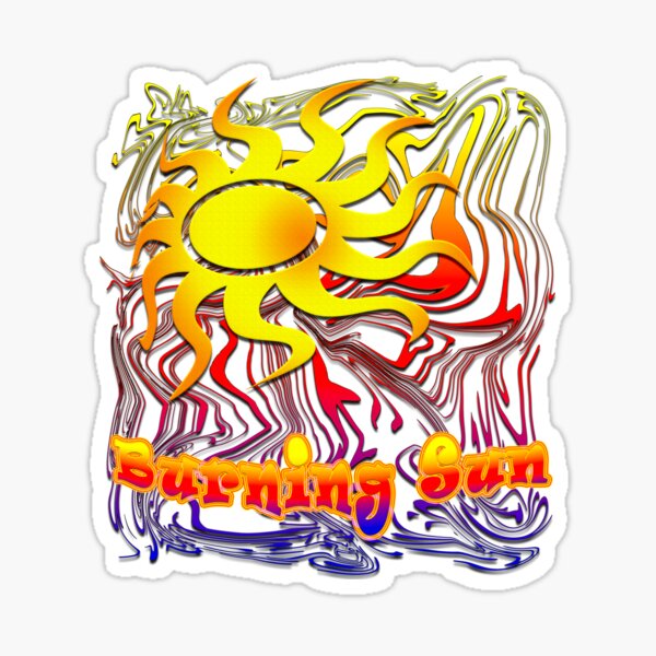 Vista previa del artículo con la obra «Burning Sun 1», diseñado y vendido por mavicfe.