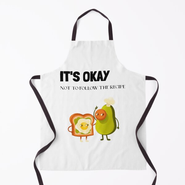 Item preview, It's Okay not to follow the recipe, funny food cooking quote, ORIGINAL Willow Days designed and sold by MoiraGooch326.