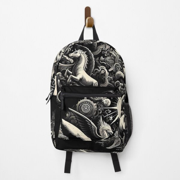 Item preview, Mystical Harmony,a highly detailed black and white illustration  designed and sold by aminz4.