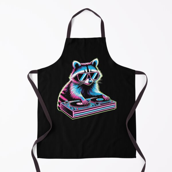 Item preview, Retro Raccoon DJ Funny Raccoon designed and sold by KsuAnn.