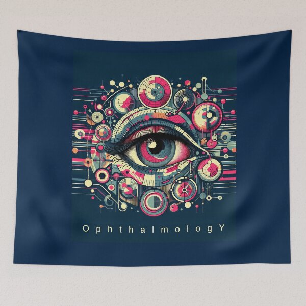 Item preview, Colorful Abstract pink eye Ophthalmology,brafdesign  designed and sold by Brafdesign.