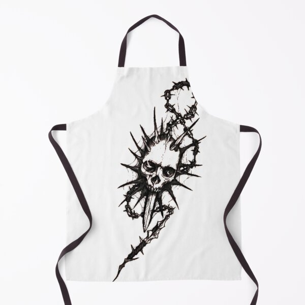 Item preview, skull with chain designed and sold by adiel14.