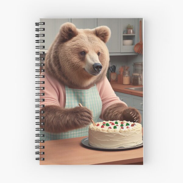 Item preview, Mama bear making a cake designed and sold by ThePepper603.
