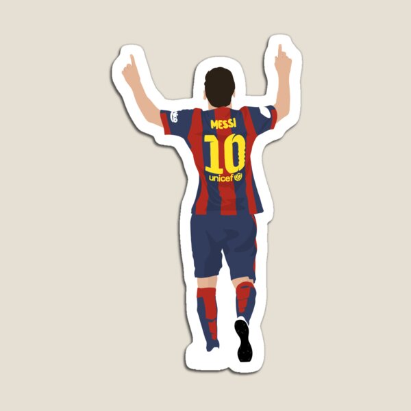 Aperçu de l'œuvre Messi dessin minimaliste créée et vendue par ArlemUnivers.