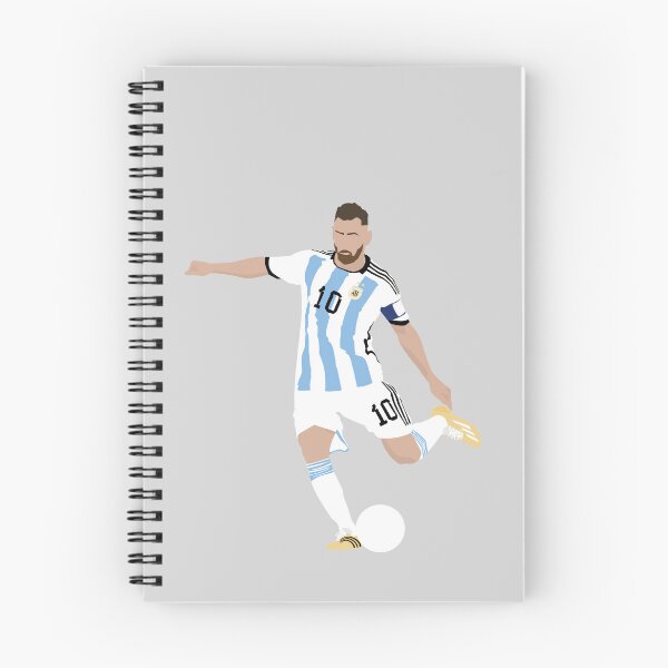 Aperçu de l'œuvre Messi dessin minimaliste créée et vendue par ArlemUnivers.