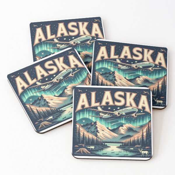 Item preview,  Alaska airlines aviation landscape  Alaska designed and sold by Expressions-Sel.