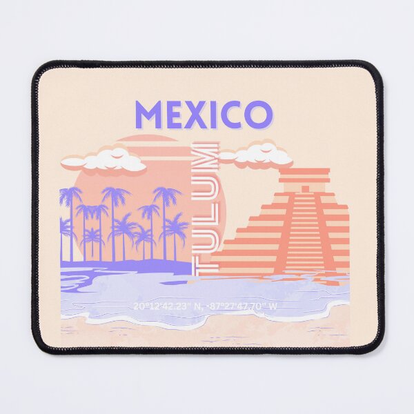 Item preview, Tulum, Travel Art, Retro Art designed and sold by Magic Love Art Print.