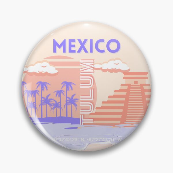 Item preview, Tulum, Travel Art, Retro Art designed and sold by Magic Love Art Print.